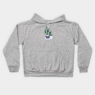 Cat with Plants Kids Hoodie